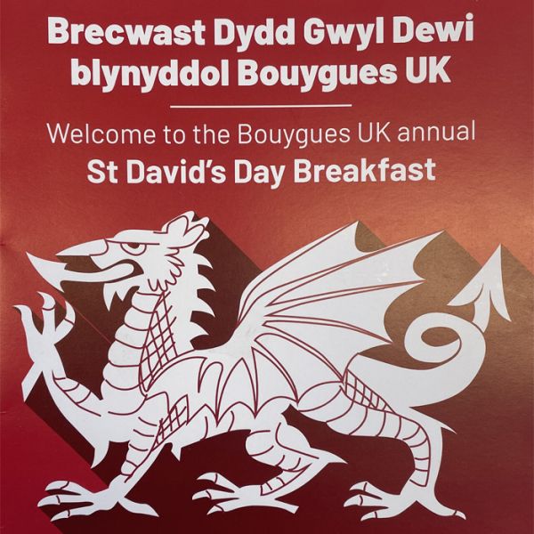 Rohan Short attends Bouygues UK annual St David’s Day celebrations