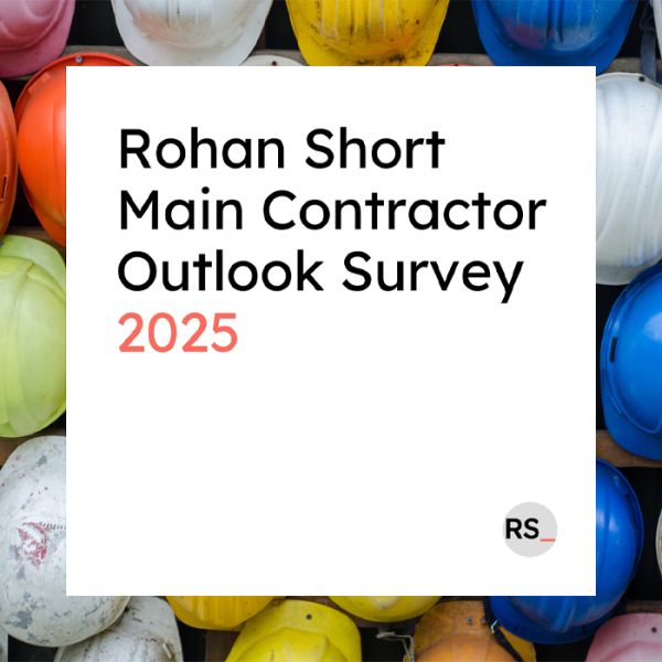 Rohan Short launches 2025 main contractor outlook survey